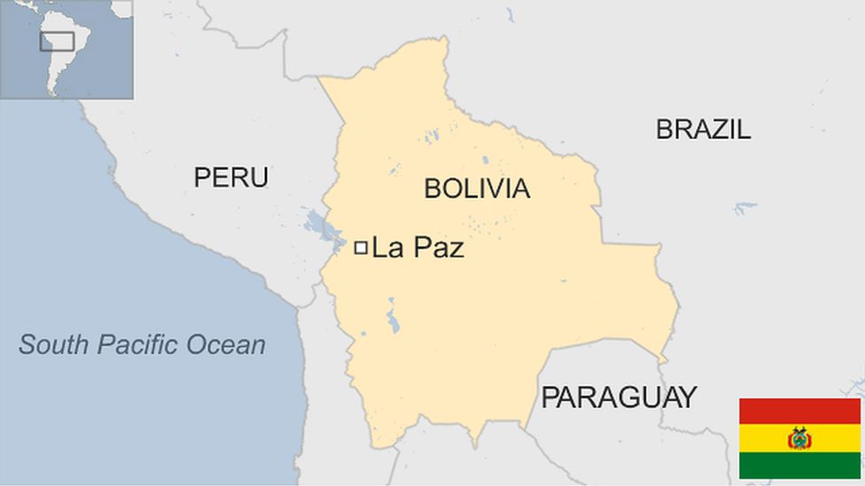 बोलीविया का मैप