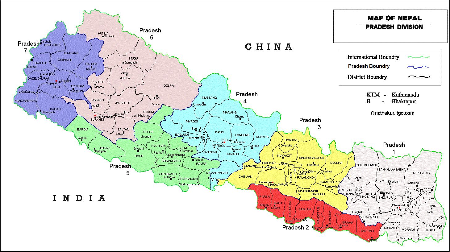 नेपाल मैप