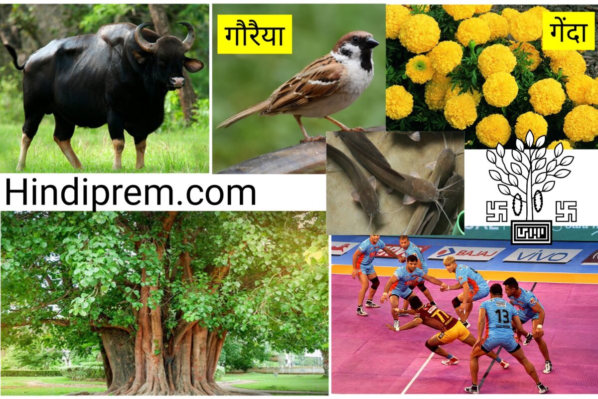 बिहार के राजकीय प्रतीक : पशु, पक्षी, पुष्प, वृक्ष, चिह्न, खेल इत्यादि