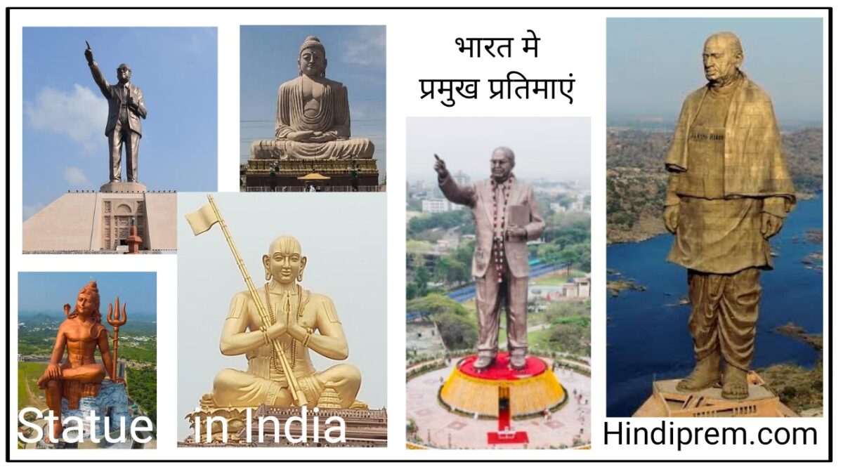 भारत की प्रमुख प्रतिमाएं | Important Statues in India
